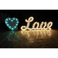 3D Decoration Bulb Light letras inglesas